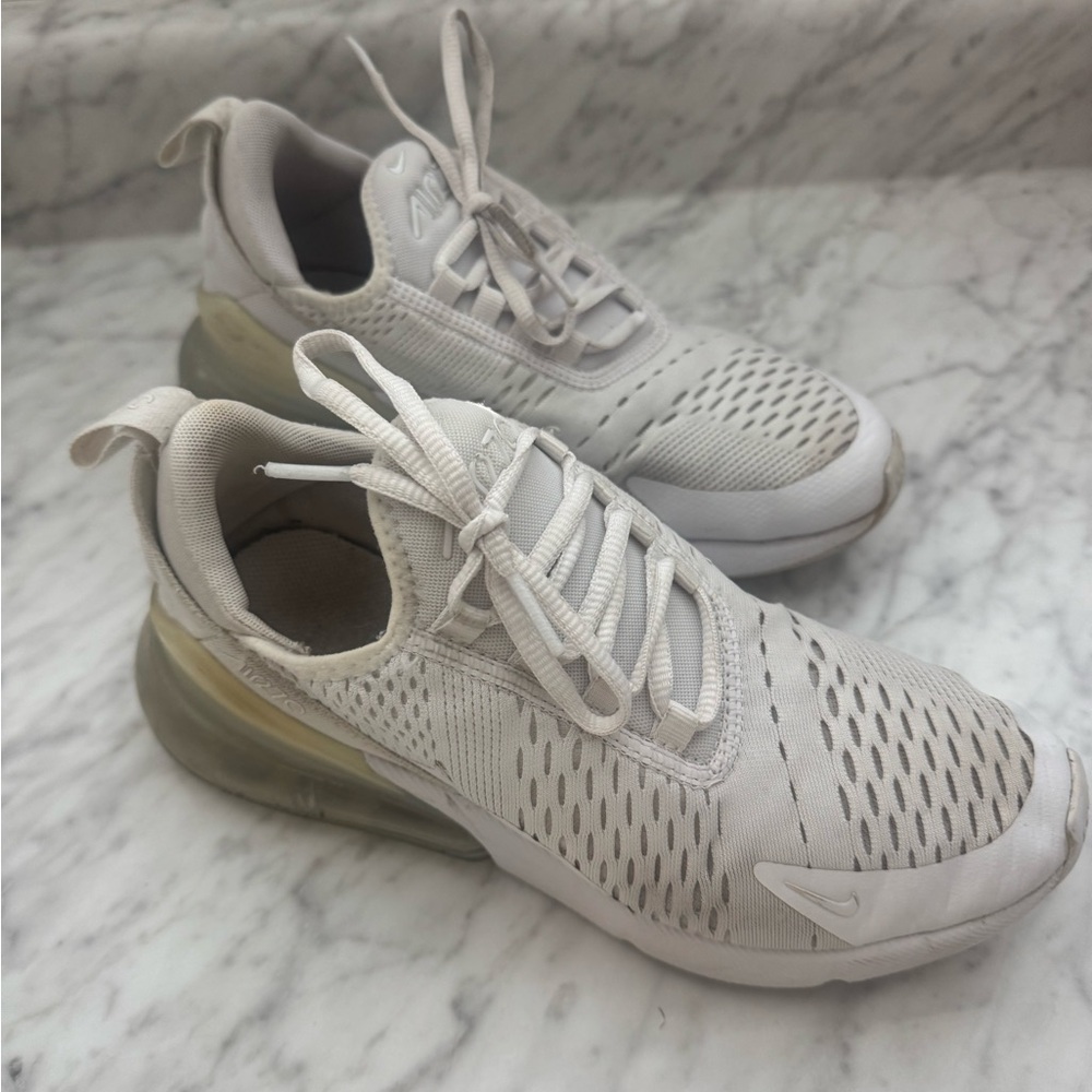 White Nike Air Max 270 Sneakers